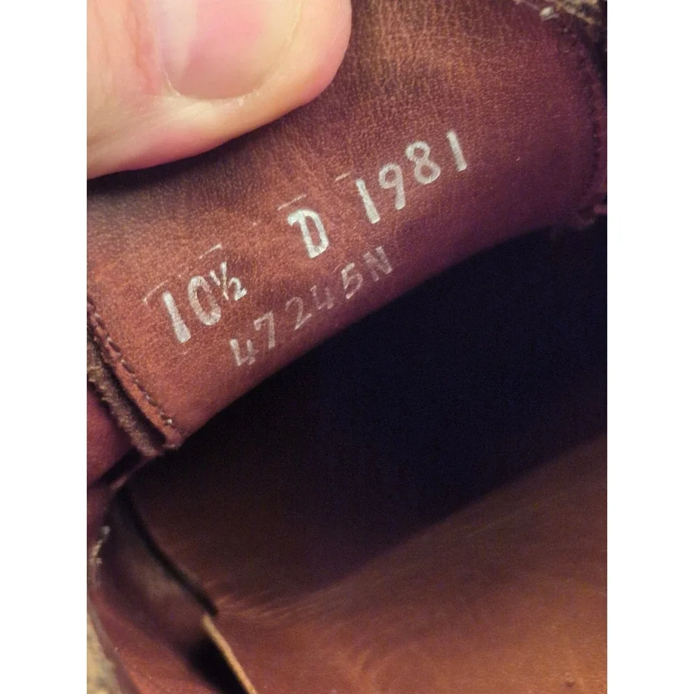 Allen Edmonds Thousand Oaks Brown Leather Wingtip Shoes Lace Up‎ Oxfords 10.5 D